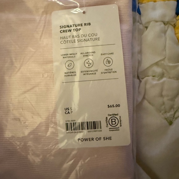 Athleta Ribbed Crewneck - Picture 2 of 3